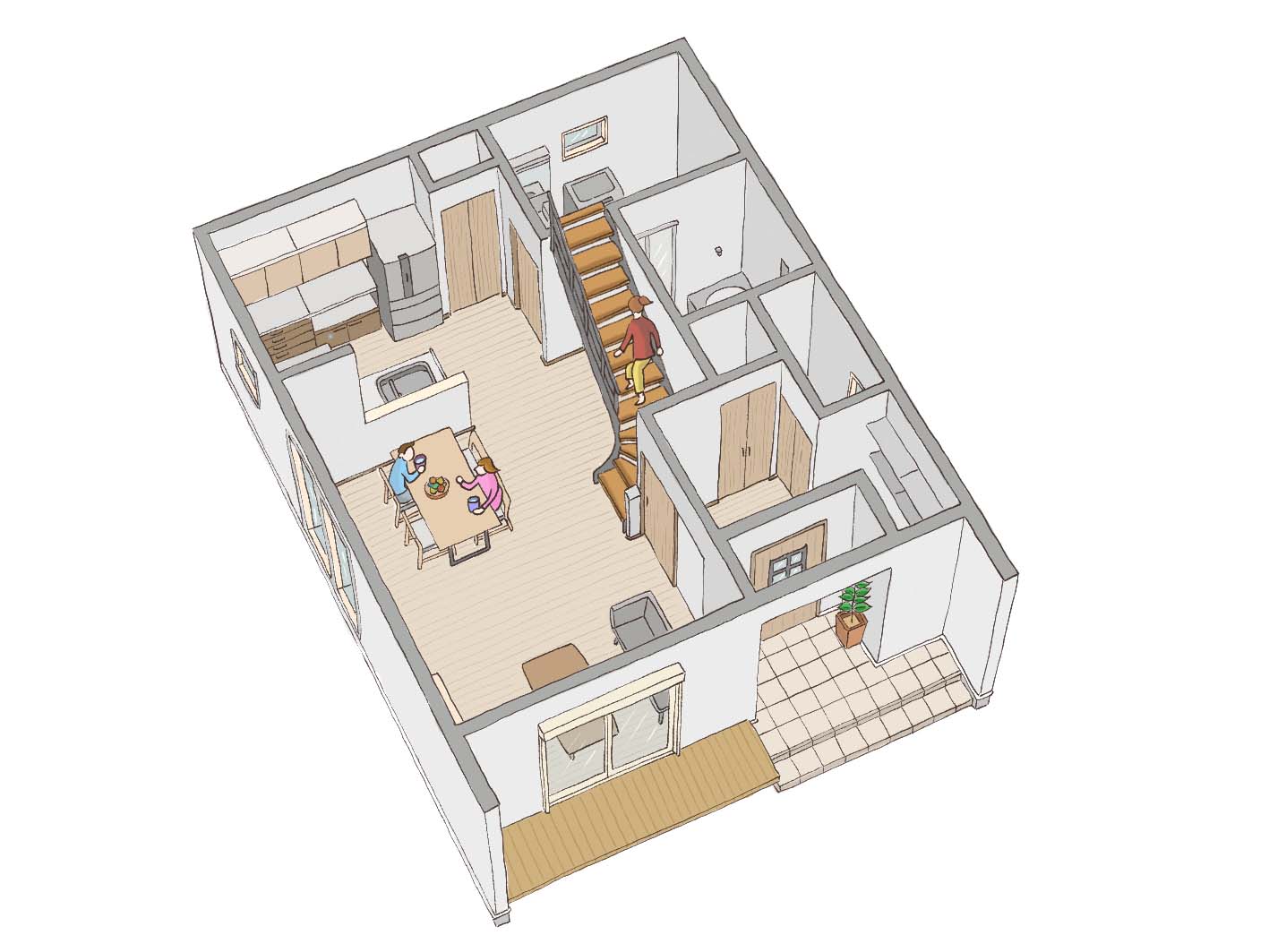 規格型2階建て24坪 | TOKUE HOME